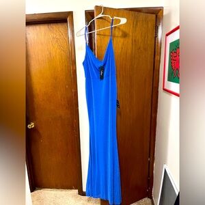 Lulu’s Blue Sparkly Mermaid Maxi Dress